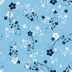 Image showing seamless floral pattern