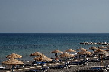 Image showing perissa beach