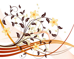 Image showing floral background