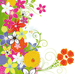 Image showing floral background