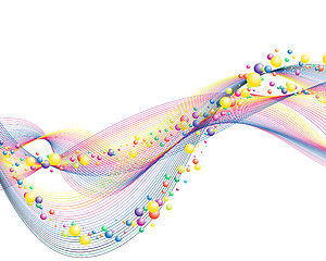 Image showing colourful lines