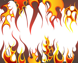 Image showing fire background