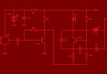 Image showing electrical scheme