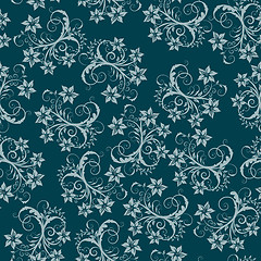 Image showing seamless floral pattern