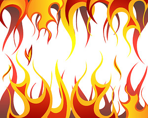 Image showing fire background