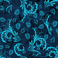 Image showing seamless floral pattern