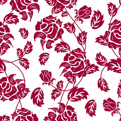 Image showing seamless floral pattern