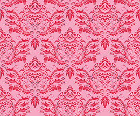 Image showing seamless damask pattern