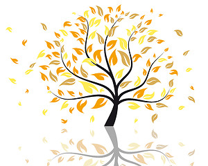 Image showing autumn tree