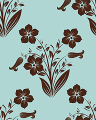 Image showing seamless floral pattern