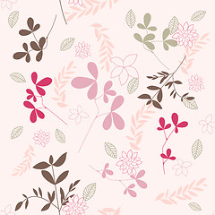 Image showing seamless floral pattern