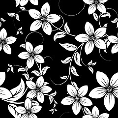 Image showing seamless floral pattern