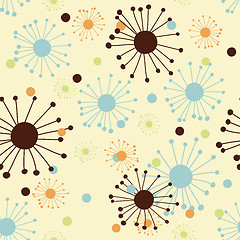 Image showing seamless floral pattern