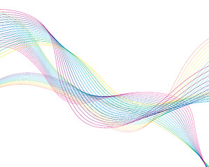 Image showing colourful lines