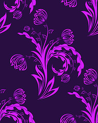 Image showing seamless floral pattern