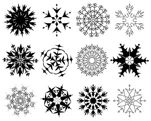 Image showing snowflakes