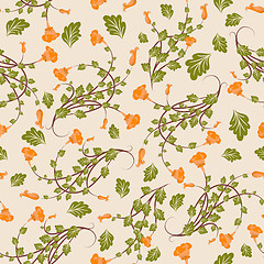 Image showing seamless floral pattern