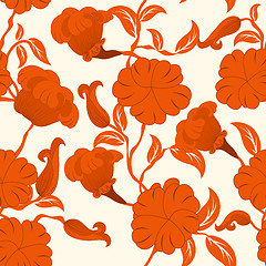 Image showing seamless floral pattern