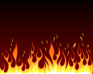 Image showing fire background