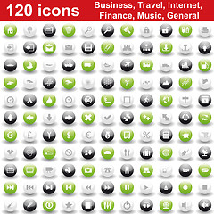 Image showing 120 icon set