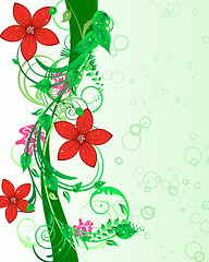 Image showing floral background