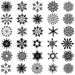 Image showing snowflakes