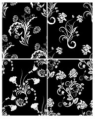 Image showing seamless floral pattern