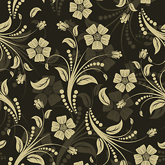 Image showing seamless floral pattern