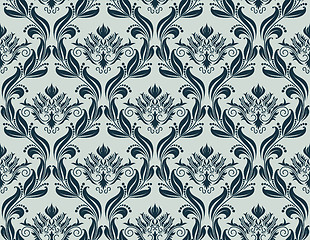 Image showing seamless damask pattern