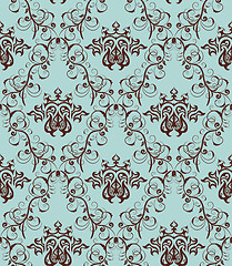 Image showing seamless damask pattern