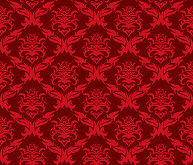 Image showing seamless damask pattern