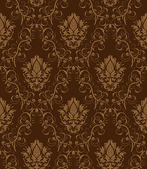 Image showing seamless damask pattern