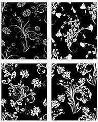 Image showing seamless floral pattern