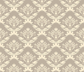 Image showing seamless damask pattern