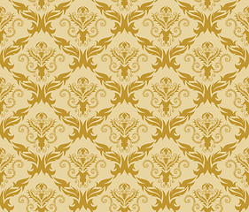 Image showing seamless damask pattern