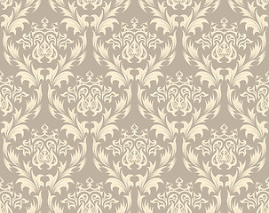 Image showing seamless damask pattern