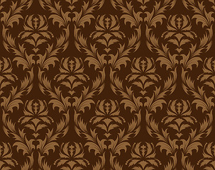 Image showing seamless damask pattern