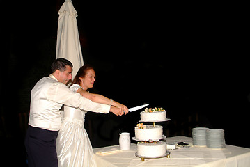 Image showing wedding - cake