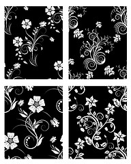 Image showing seamless floral pattern