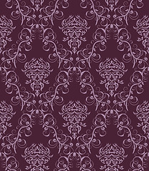 Image showing seamless damask pattern