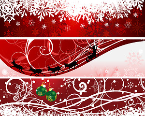 Image showing christmas banners