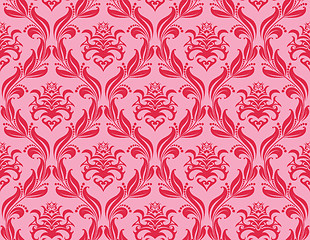 Image showing seamless damask pattern