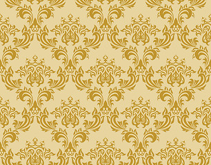 Image showing seamless damask pattern