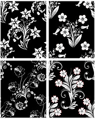 Image showing seamless floral pattern