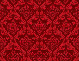 Image showing seamless damask pattern