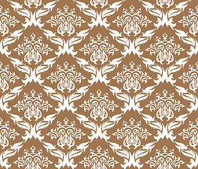 Image showing seamless damask pattern