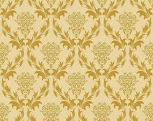 Image showing seamless damask pattern