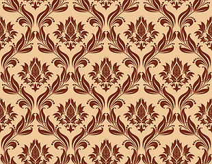 Image showing seamless damask pattern