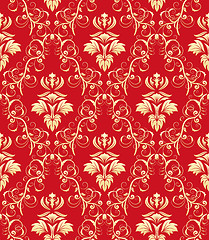 Image showing seamless damask pattern