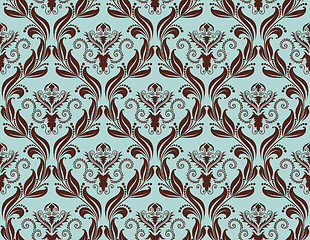 Image showing seamless damask pattern